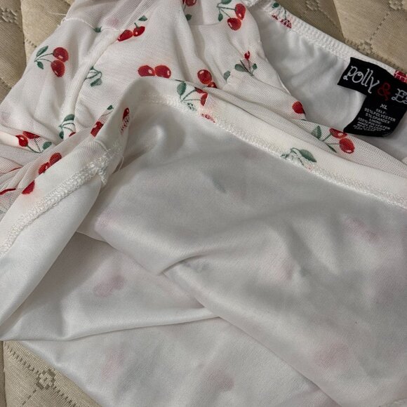 POLLY & ESTHER Ruched Summer Blouse Top - Picture 9 of 13